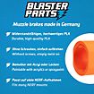 Blasterparts mondingsvlamdemper / geluiddemper "Spiral Flow"