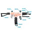 Blasterparts - SMG-Kit 1: MP5, Zwart