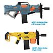 Blasterparts - SMG-Kit 2: Silencer Gun, Negro