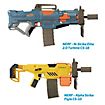 Blasterparts - SMG-Kit 2: Silencer Gun, olive