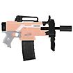 Blasterparts - SMG-Kit 2: Silencer Gun, Zwart
