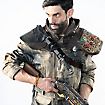 Blasterparts Taktische 3D-Druck Messerscheide im Kydex-Look für Larp Kampfmesser - Ripley