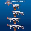 Blasterparts - Tuning-Mega-Pack kompatibel für NERF Retaliator, inkl. Trommelmagazin, Tuning-Feder & Blaster