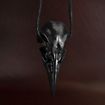 Cranio di corvo stampato in 3D da dipingere (10cm)