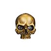 Deco skull made of resin (small)