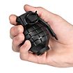 Granata a mano giocattolo nera - granata LARP, manichino