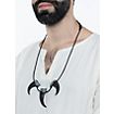 Halskette mit 3 Wolfskrallen (bemalter 3D-Druck)