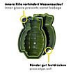 Handgranate Silikonform für Eiswürfel und zum Backen 9 cm