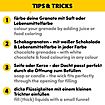 Handgranate Silikonform für Eiswürfel und zum Backen 9 cm