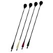 Larp-arrow rounded head - black shaft