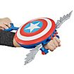Marvel Mech Strike Mechasaurs Captain America Redwing Blaster
