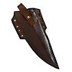 Messer mit Scheide - Bowie Knife, braun Polsterwaffe