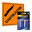 Rocket Alkaline C Quality Battery 2 Pack for blasters and toys - e.g. NERF Rapidstrike, Nitron