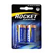 Rocket Alkaline C Quality Battery 2 Pack for blasters and toys - e.g. NERF Rapidstrike, Nitron