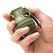 Toy hand grenade green - LARP grenade dummy