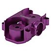 Worker - Cage de roue volante en aluminium pour NERF Stryfe et Rapidstrike et Worker Swordfish et Dominator (violet)