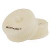 Worker - Flywheels concaves dentelés en plastique (Rice White)