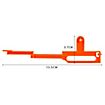 Worker - Pusher für Short Darts passend für Stryfe (orange)
