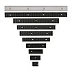 Worker - Rail picantinny pour NERF Tactical Rail Noir