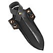 Wurfdolch mit Scheide - Stiefeldolch, schwarz Polsterwaffe