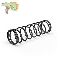 Blasterparts - Molla di Potenziamento compatibile con Nerf Zombie Strike Sidestrike