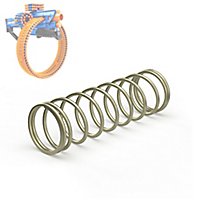 Blasterparts - Molla di Potenziamento compatibile con X-Shot INSANITY Mad Mega Barrel Blaster