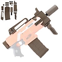 Blasterparts - SMG-Kit 2: Pistola con silenziatore, oliva