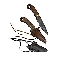 Travelling Knife - Iron Fortress with Leather Sheath