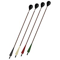 Larp-arrow rounded head, brown shaft