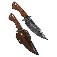 Messer mit Scheide - Bowie Knife, braun Polsterwaffe