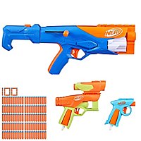 Nerf N Series Gear Up Pack + 100 N1 Darts Nachfüllpack Bundle