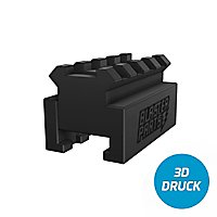 Slydev - Nerf to Picatinny-Rail Adapter V2 - 4,5 cm (black)