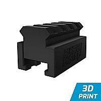 Blasterparts - Nerf zu Picatinny-Rail Adapter v1 - 4,5 cm