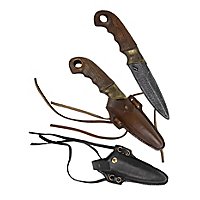 Survival Mes - Iron Fortress Met Leren Schede
