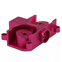 Worker - Angled Flywheelcage made of aluminium suitable with Nerf Styfe, Rapidstrike, Worker Swordfish and Dominator (Pink)