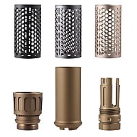 Worker - Flashhider Set bronze colours with cutouts in black, silver and grey.