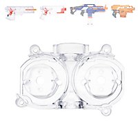 Worker - Transparent Flywheelcage Til Nerf Stryfe, Rapidstrike, Worker Swordfish Og Dominator