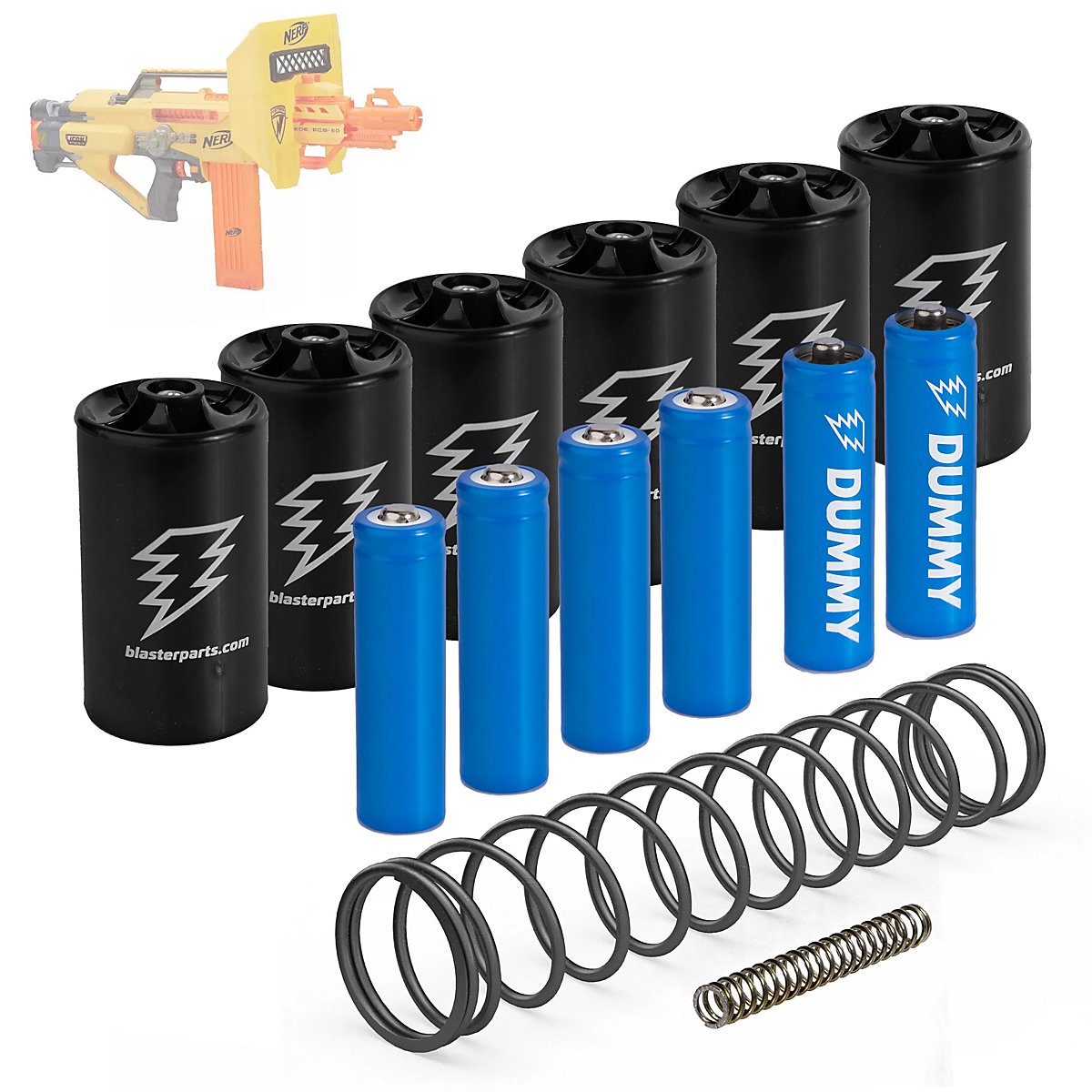Blasterparts - Modification Kit for NERF Stampede ECS-60 (Voltage Mod ...