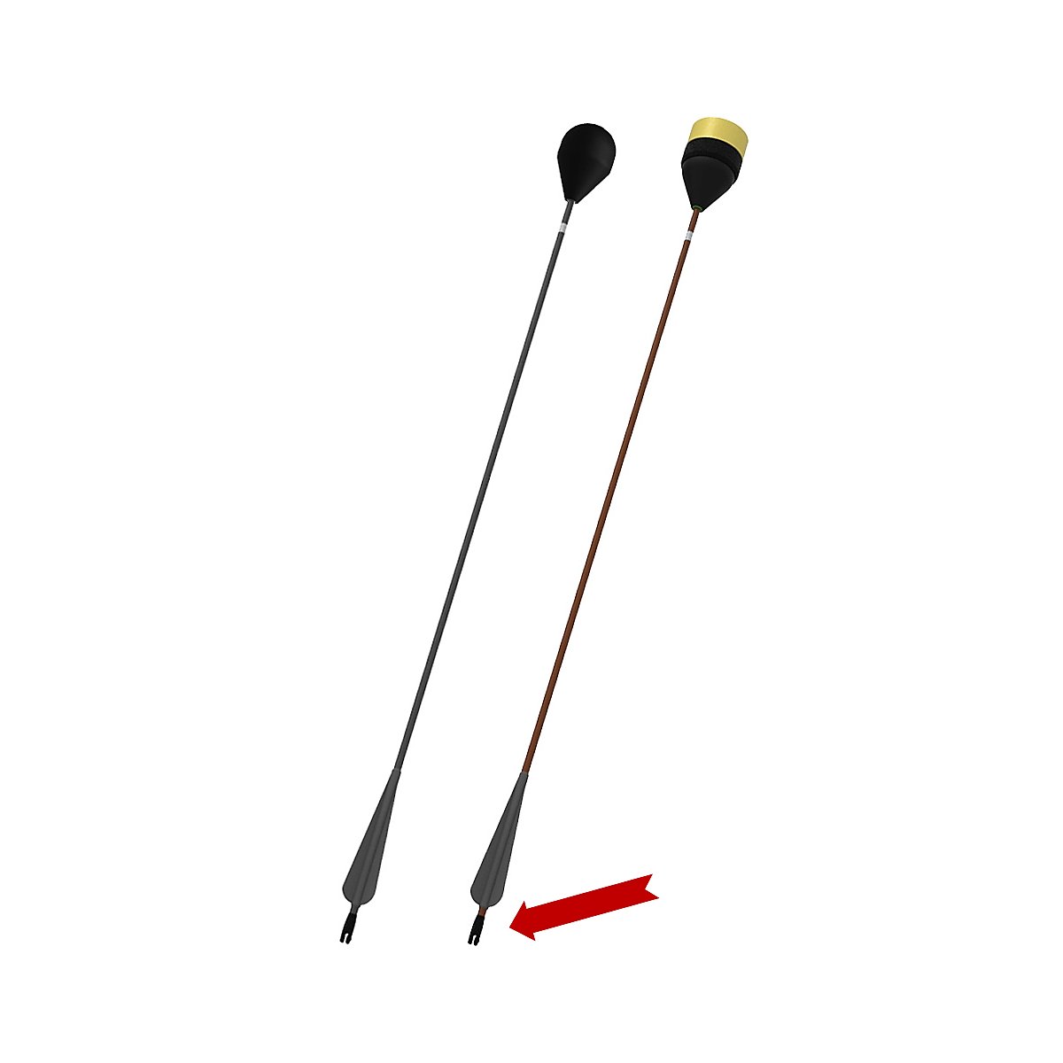 Replacement nocks for IDV arrows 10 pcs