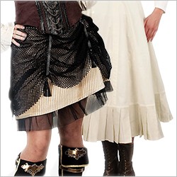 Medieval Skirts, Bodices & Chemises