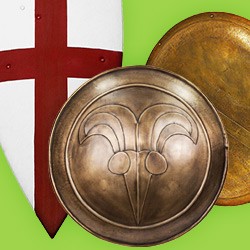 Shields in different designs, inspired by a variety of epochs and fantasy, in top quality at maskworld! 