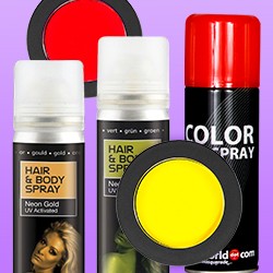 Colorful Hair Spray & Body Spray