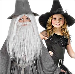 Hexen- und Zauberer-Kostüme für Kinder