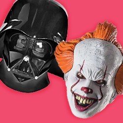 Textilmaske Maske Gesicht zu Karneval Fasching Halloween FM