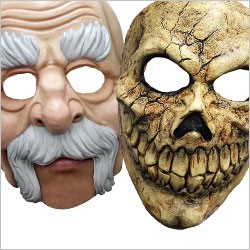 Realistic Real Face Masks made of Foam Latex