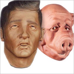 Realistische Masken und Gesichter aus Latex und Schaumlatex, Gesichter und Gesichts Masken, Gesichtsmasken