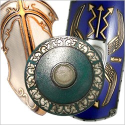 Shields in different designs, inspired by a variety of epochs and fantasy, in top quality at maskworld! 
