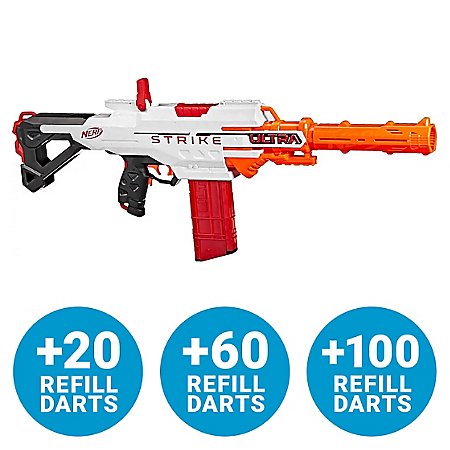 Nerf Ultra Nachfüllpack - enthält 10-Dart Clip-Magazin und 10