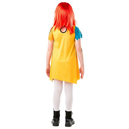 Tangsenyu Sally Kostüm Für Kinder – Inkl. Kleid, Perücke & Strumpfhosen (Nightmare Before Christmas)