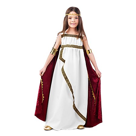Wicked Costumes Römische Prinzessin Kostüm Für Mädchen – Größe M (5–7 Jahre), Mit Kleid & Stirnband